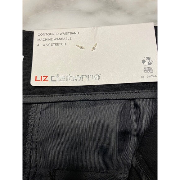 Liz Claiborne  Dress Pants  Emma Classic Straight Leg Ankle Black Size 18W NWT - Picture 3 of 9